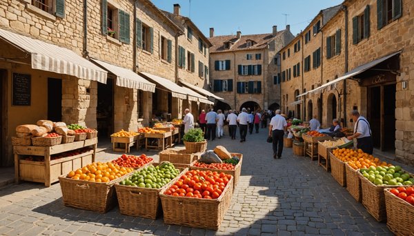 Les marchés traditionnels à découvrir en occitanie avec slow village